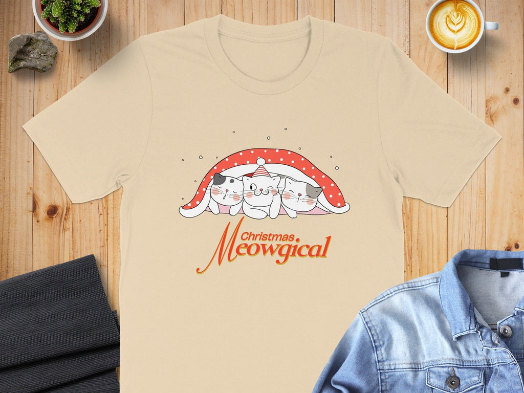 Christmas Meowgical Cat Lovers T-Shirt