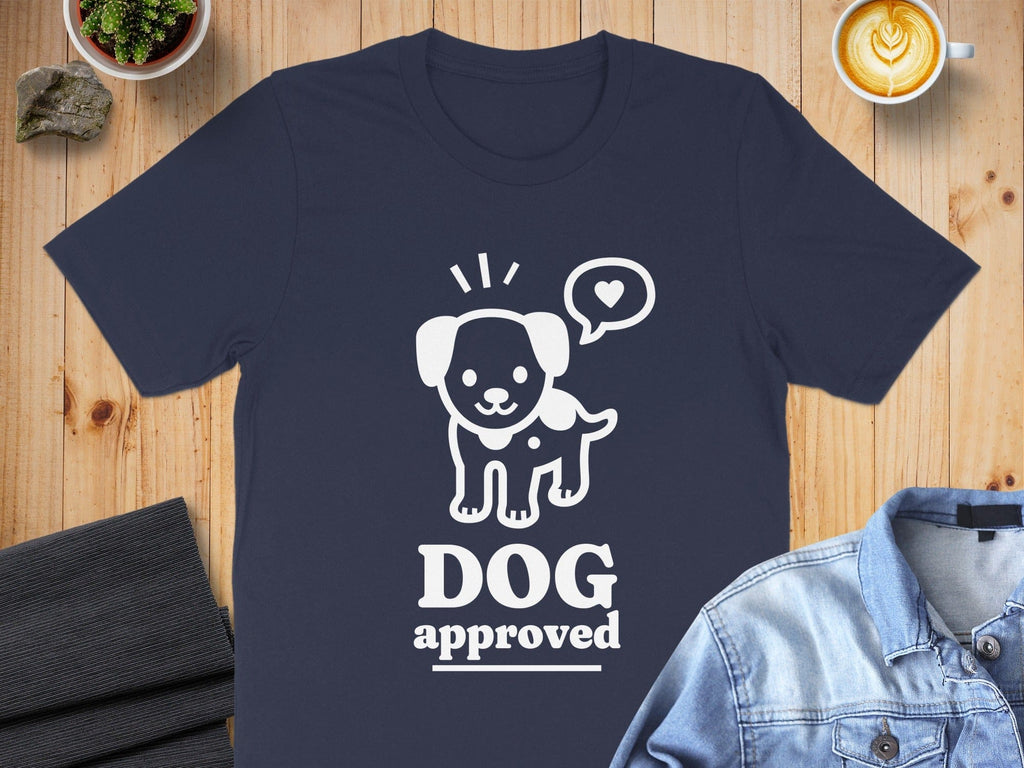 Cute Puppy Dog Approved Graphic Tee Shirt Product