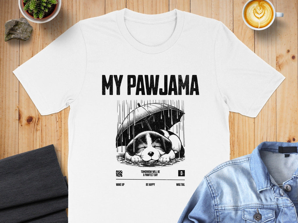 Cute Dog Sleeping In Rain My Pawjama Shirt Product