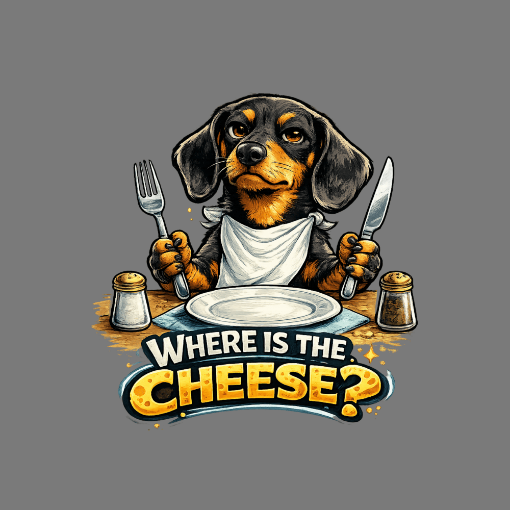 Where is the Cheese Dog Illustration Design