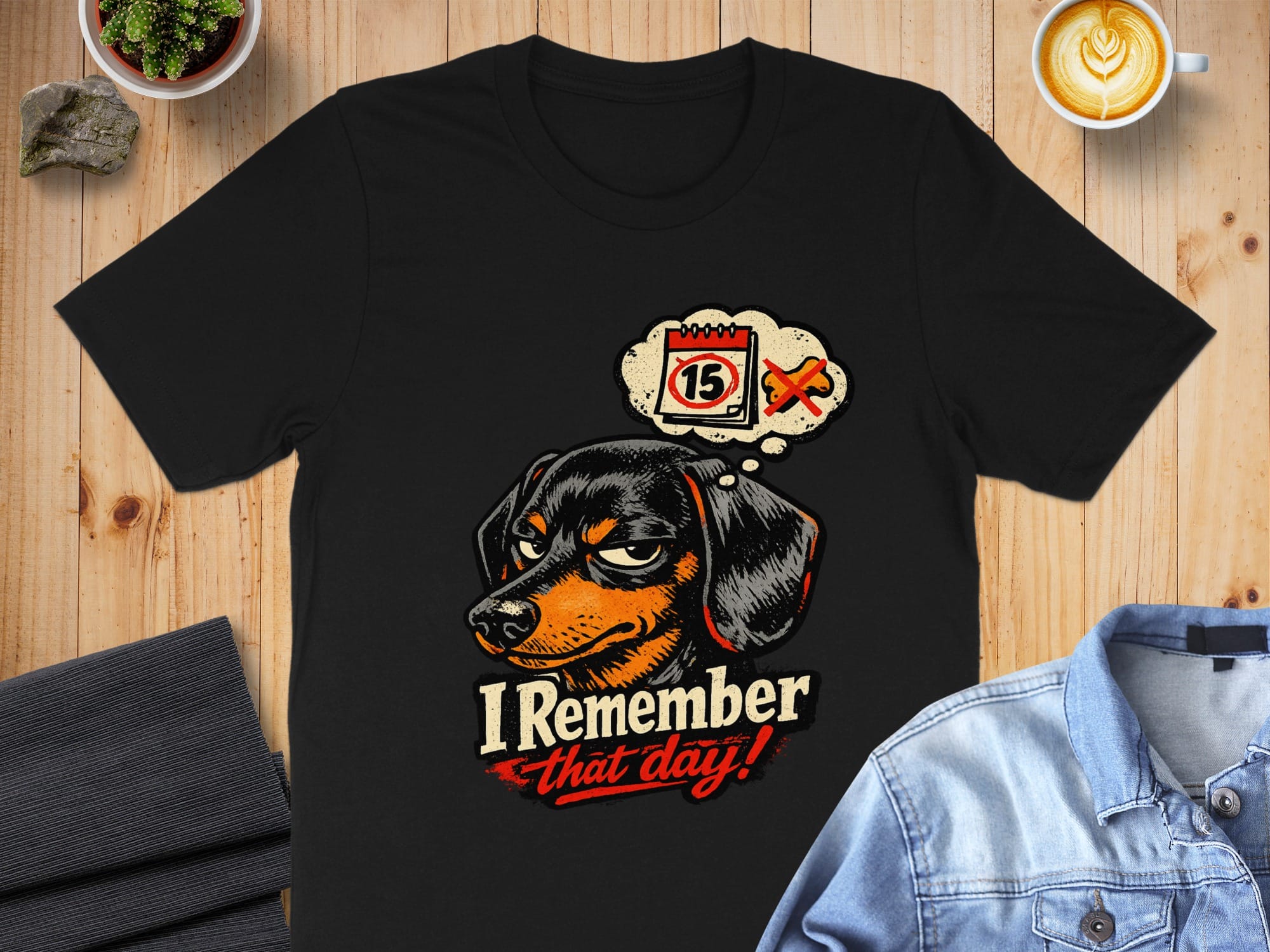 I Remember That Day Dachshund Graphic Tee Product