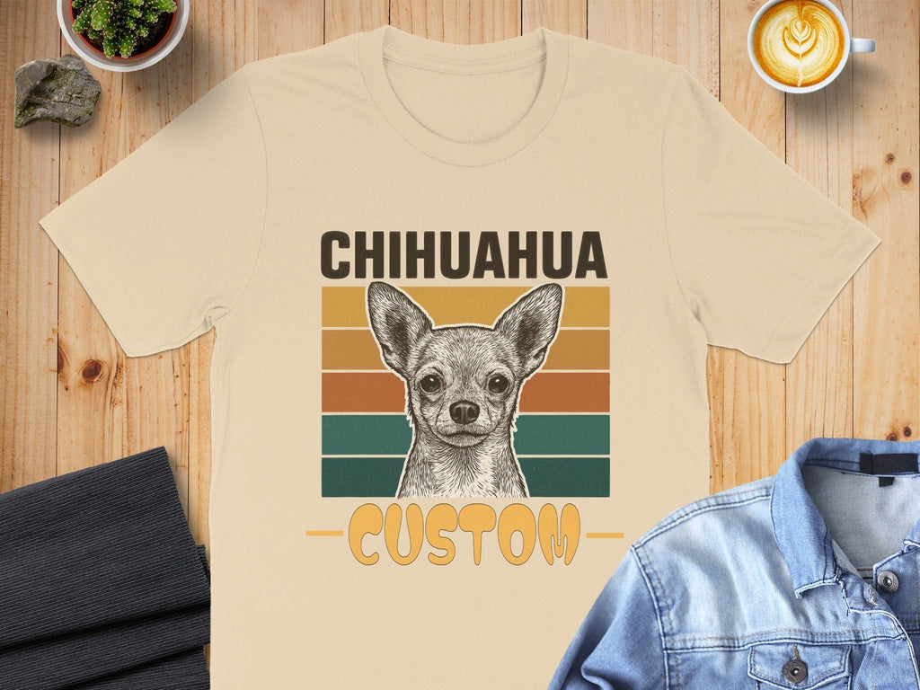 Retro Chihuahua Custom Graphic Tee Trending Fashion