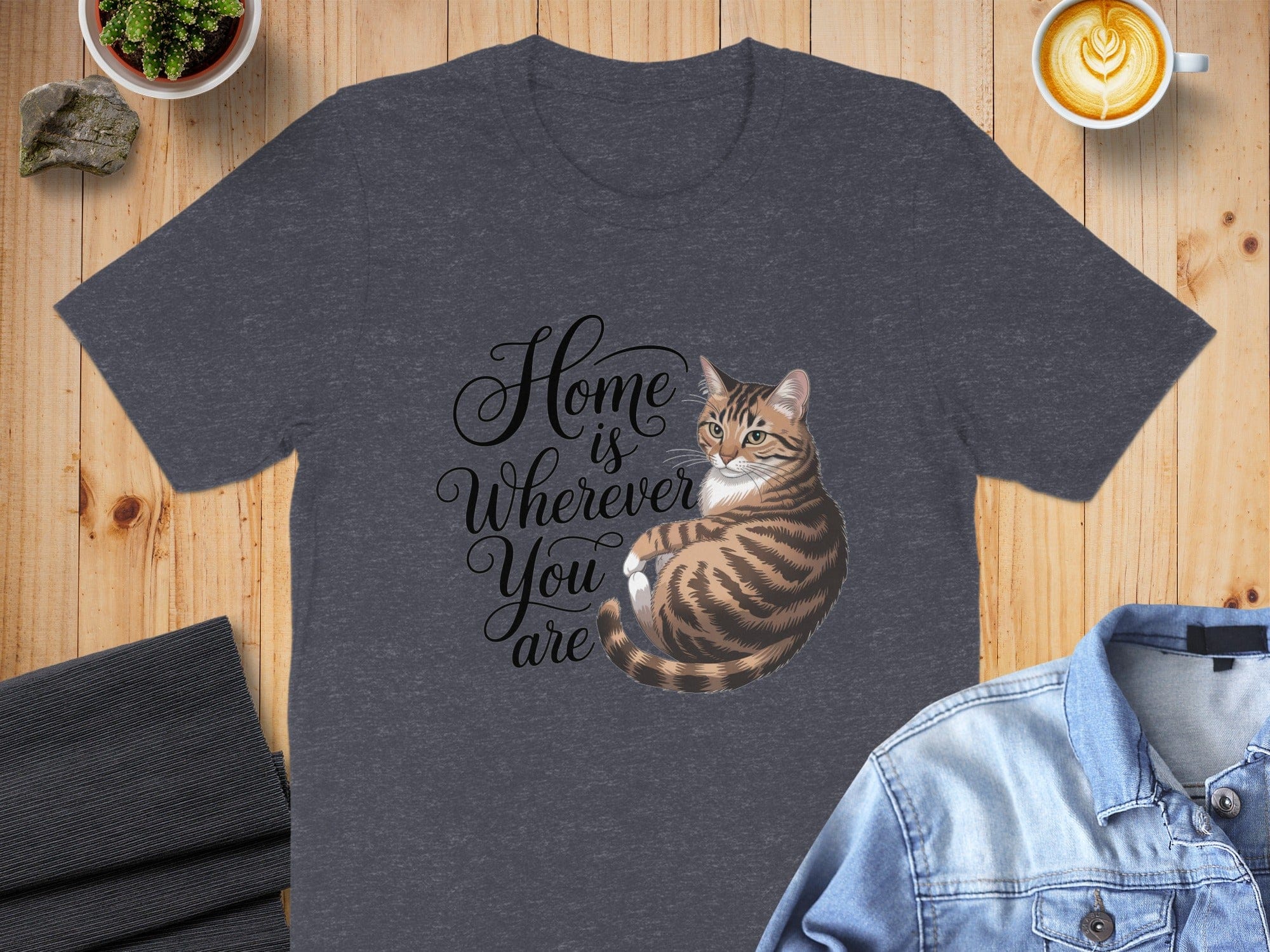 Home Is Wherever You Are Cat T-Shirt