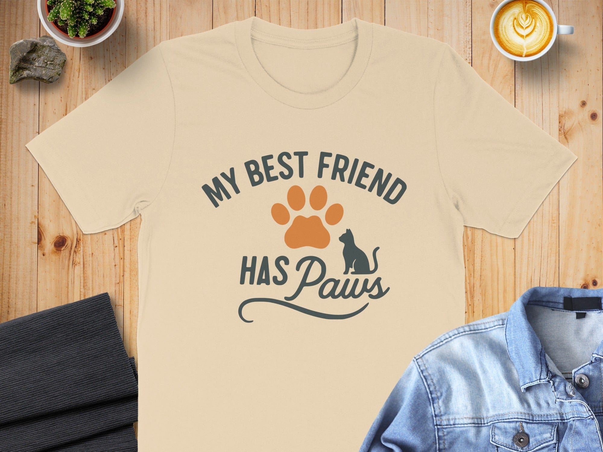 My Best Friend Has Paws T-Shirt for Pet Lovers