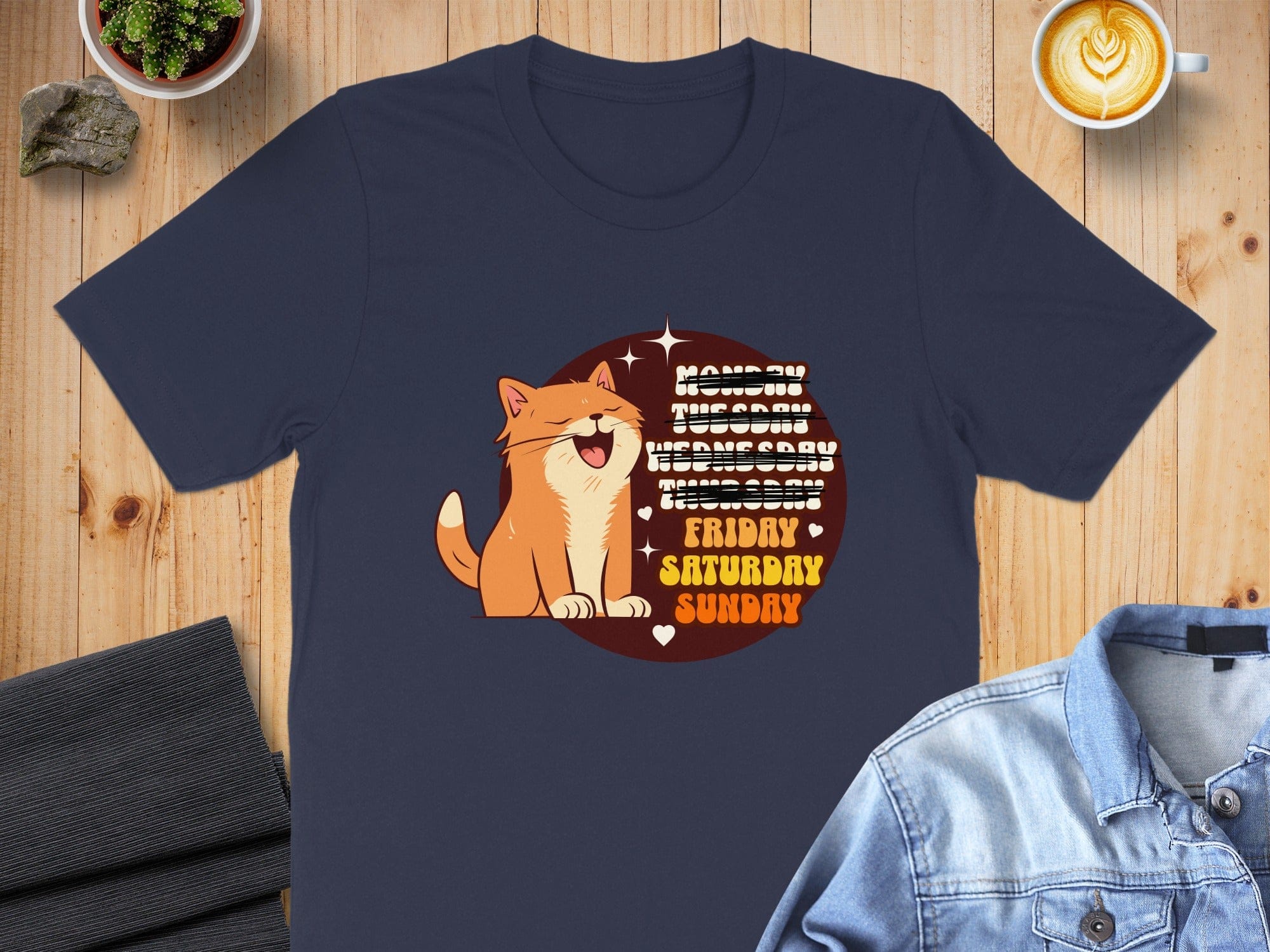 Cute Cat Design for Every Day of the Week