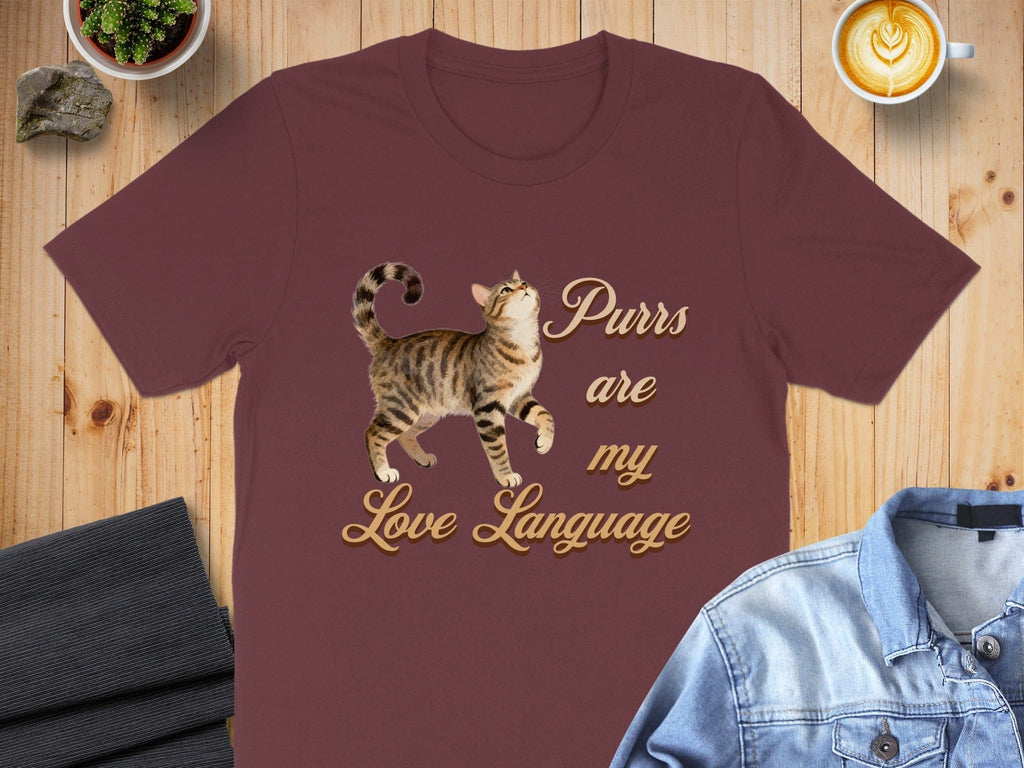 Purrs are My Love Language Cat Lovers Shirt
