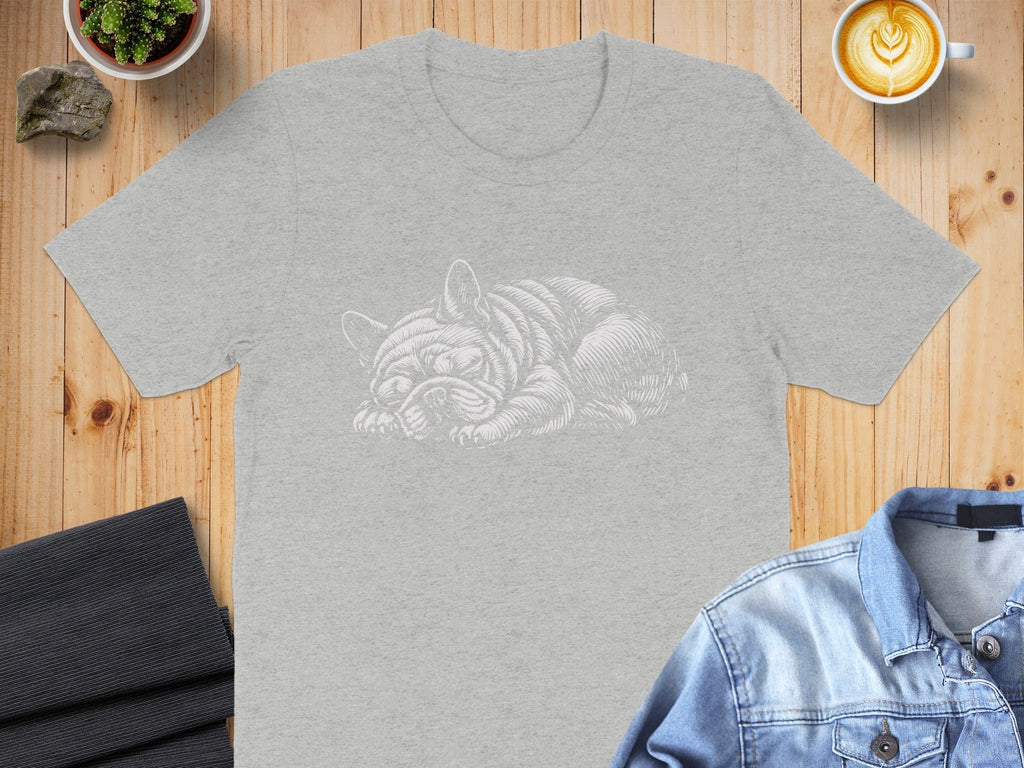 Sleeping Bulldog Graphic T-shirt Casual Apparel