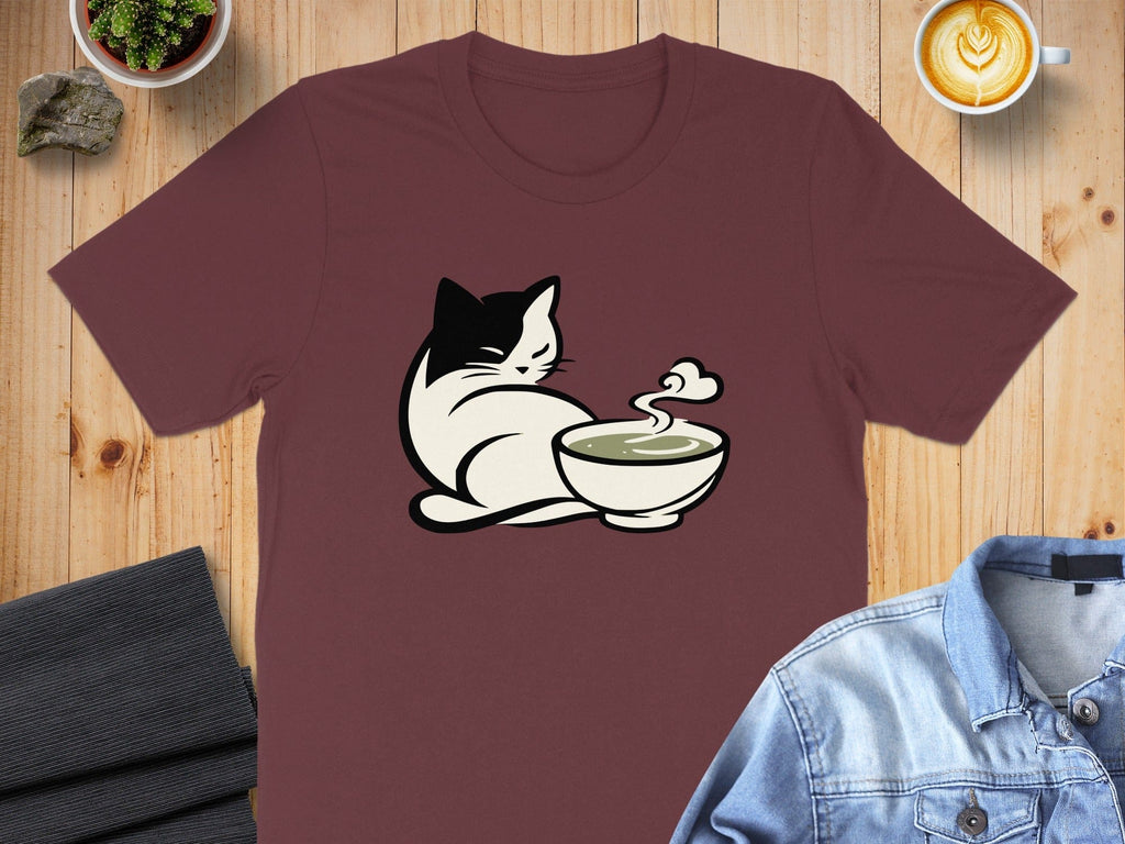 Cat With Matcha T-Shirt