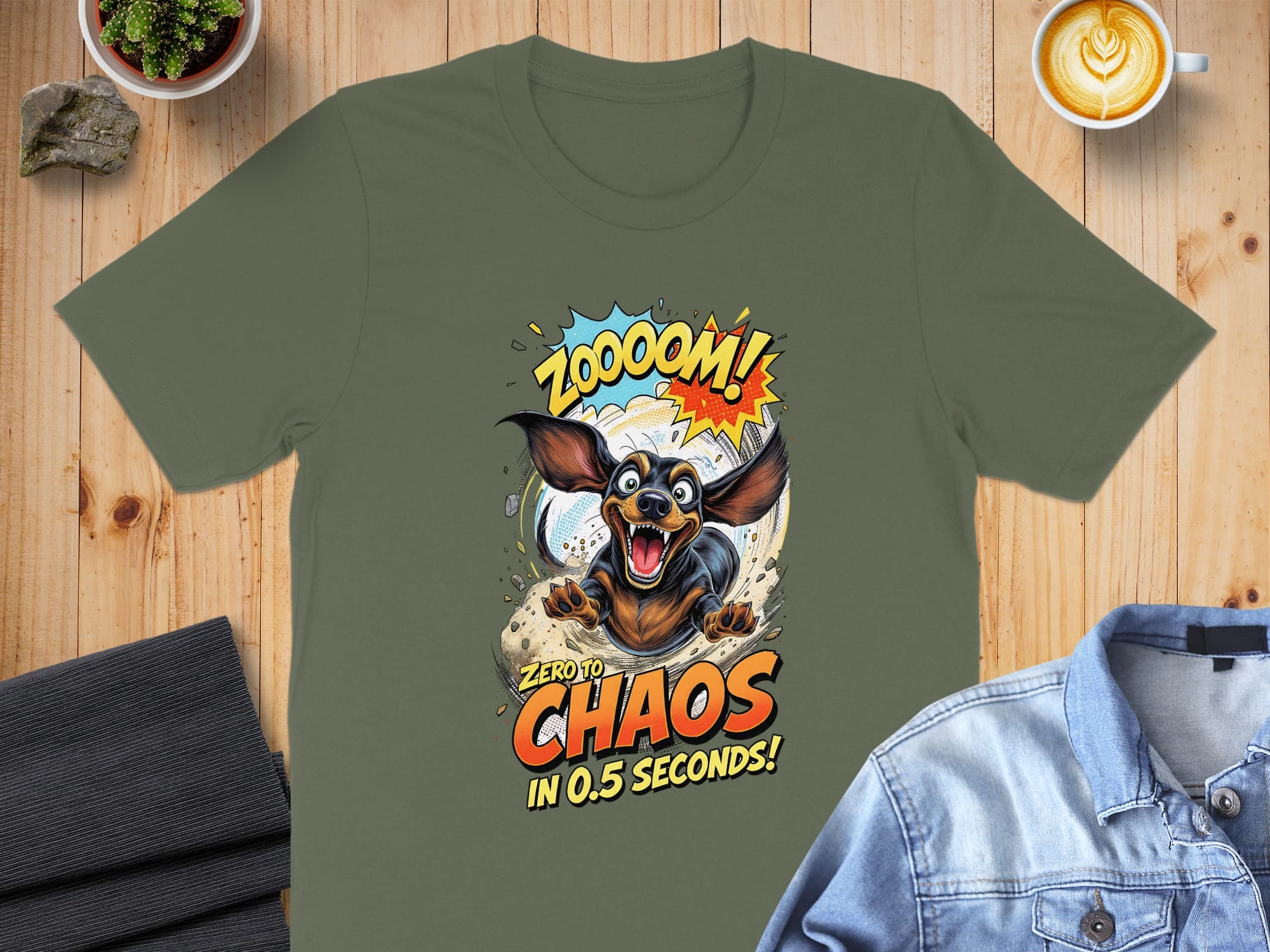 Zoom! Zero to Chaos in 0.5 Seconds T-shirt