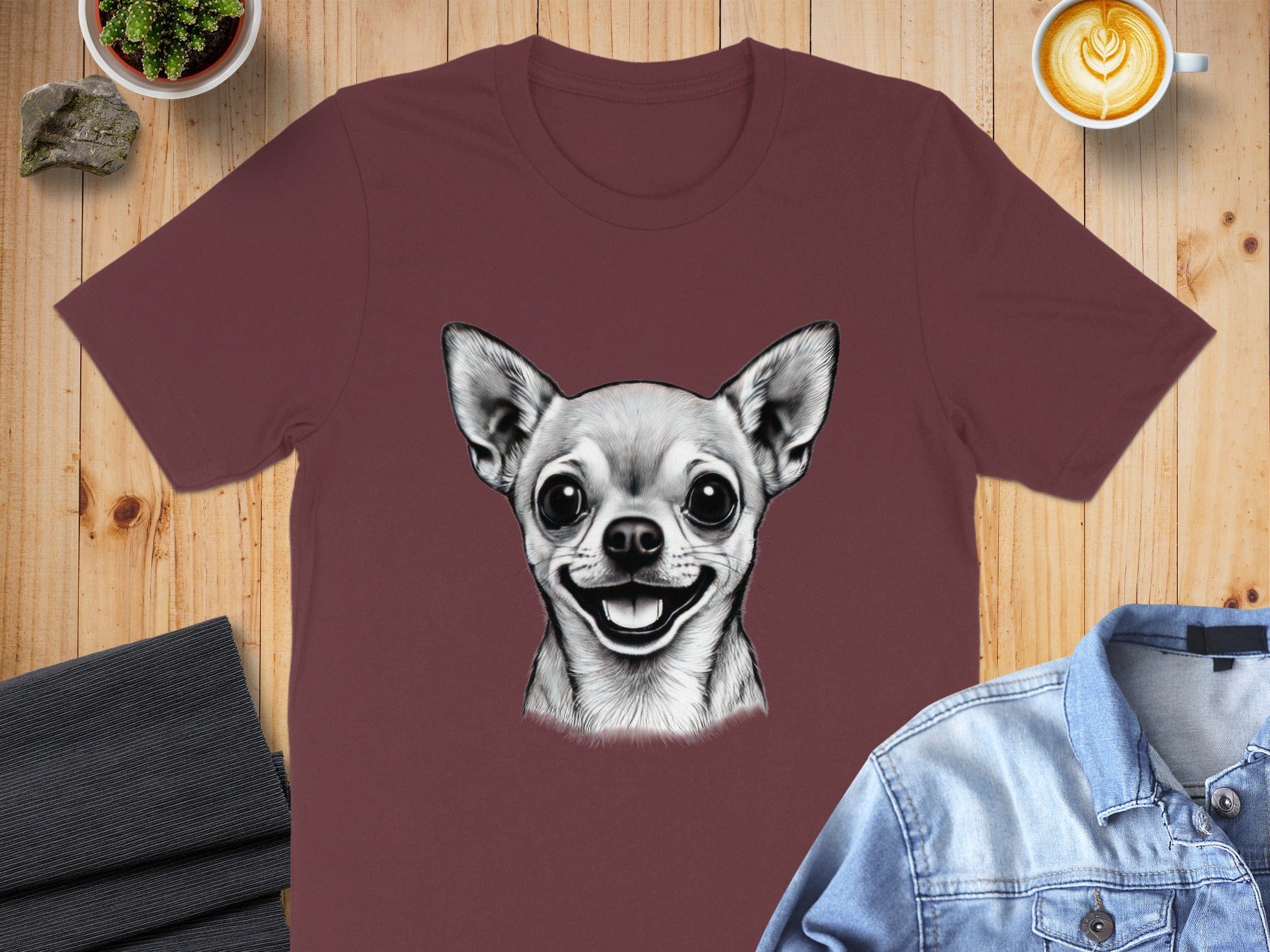 Cute Smiling Chihuahua Graphic T-Shirt product