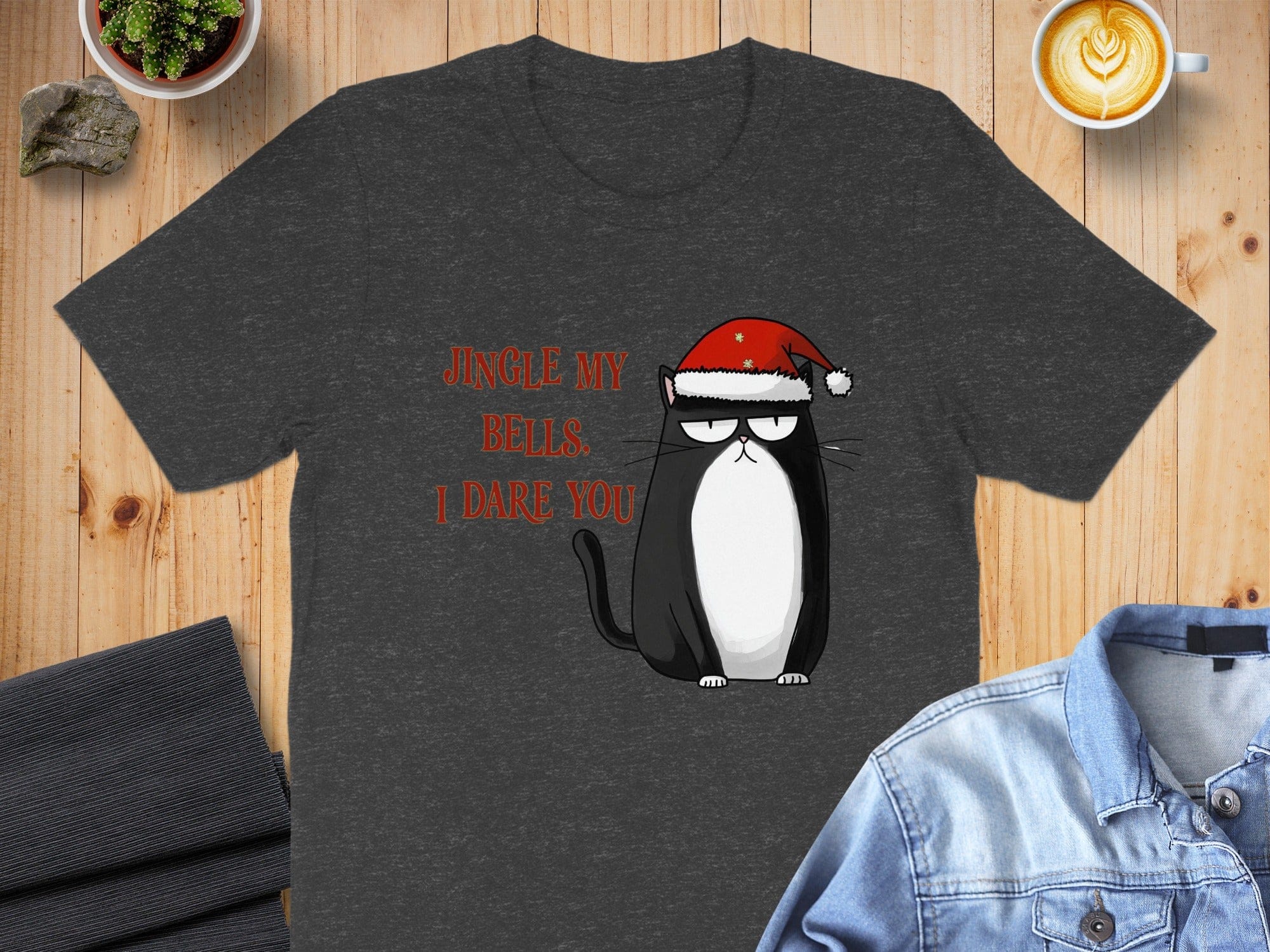 Jingle My Bells I Dare You Cat Shirt Christmas Top