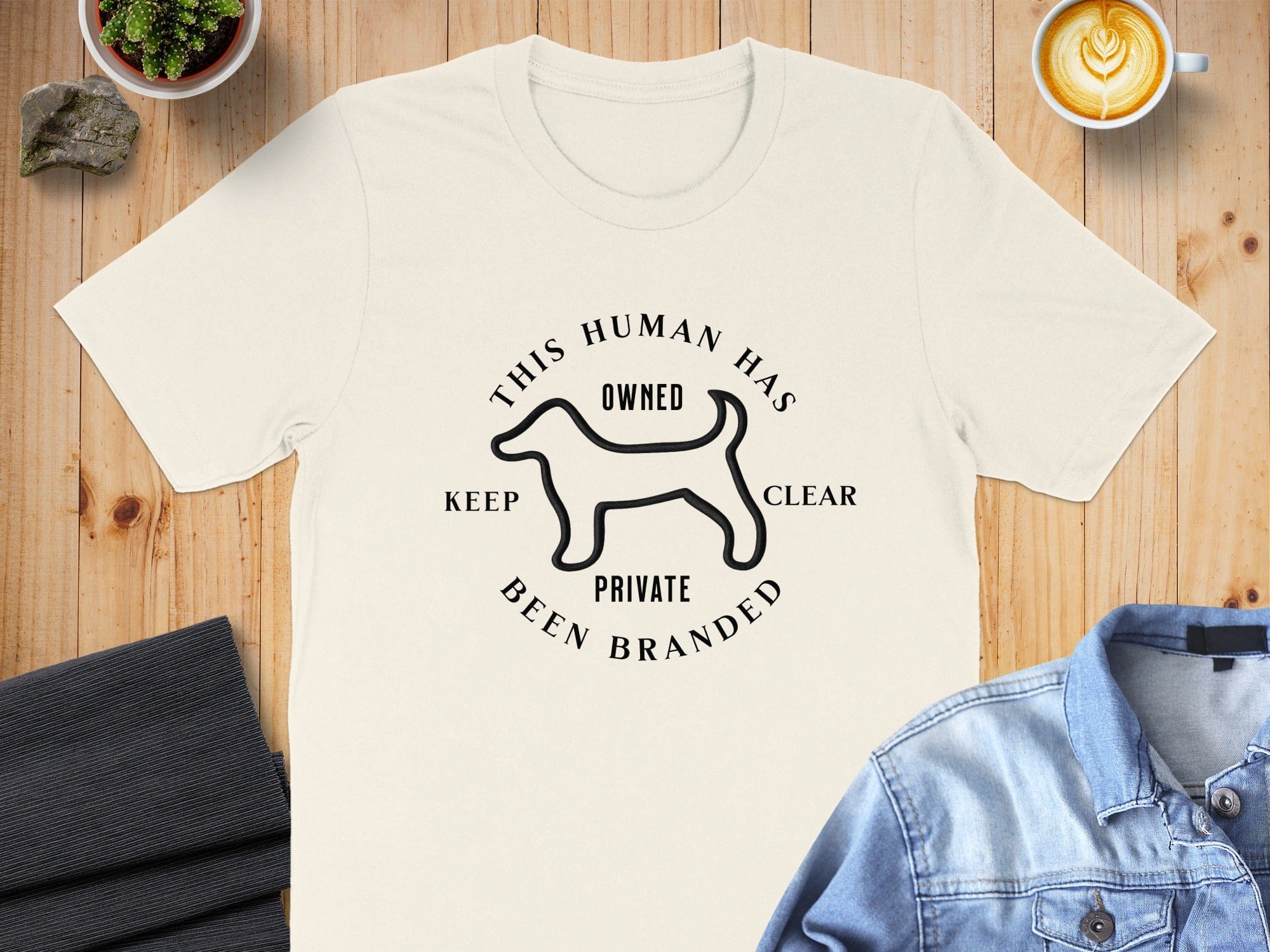 This Human Has Been Branded Dog T-Shirt