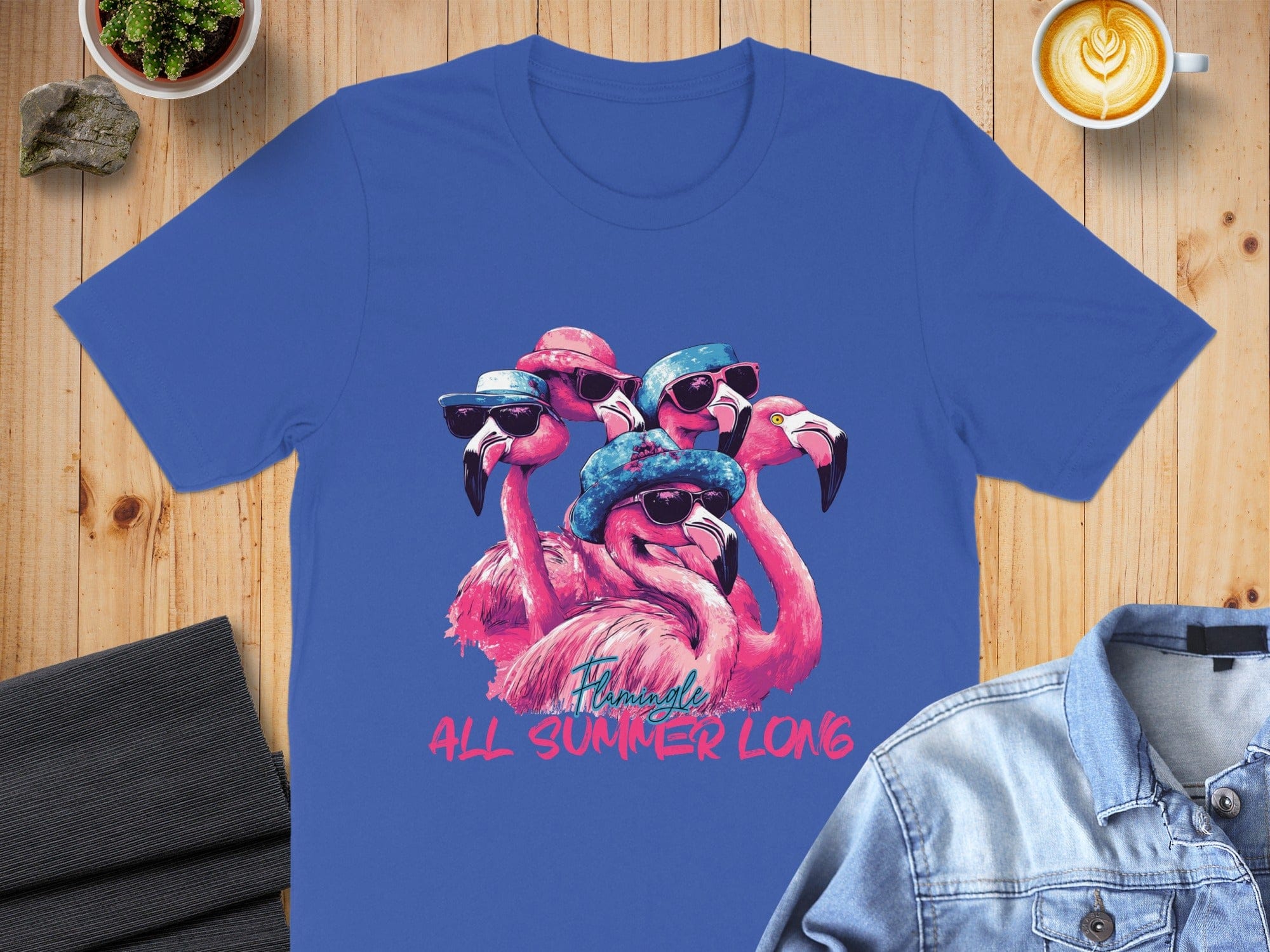 Flamingo All Summer Long Graphic T-Shirt