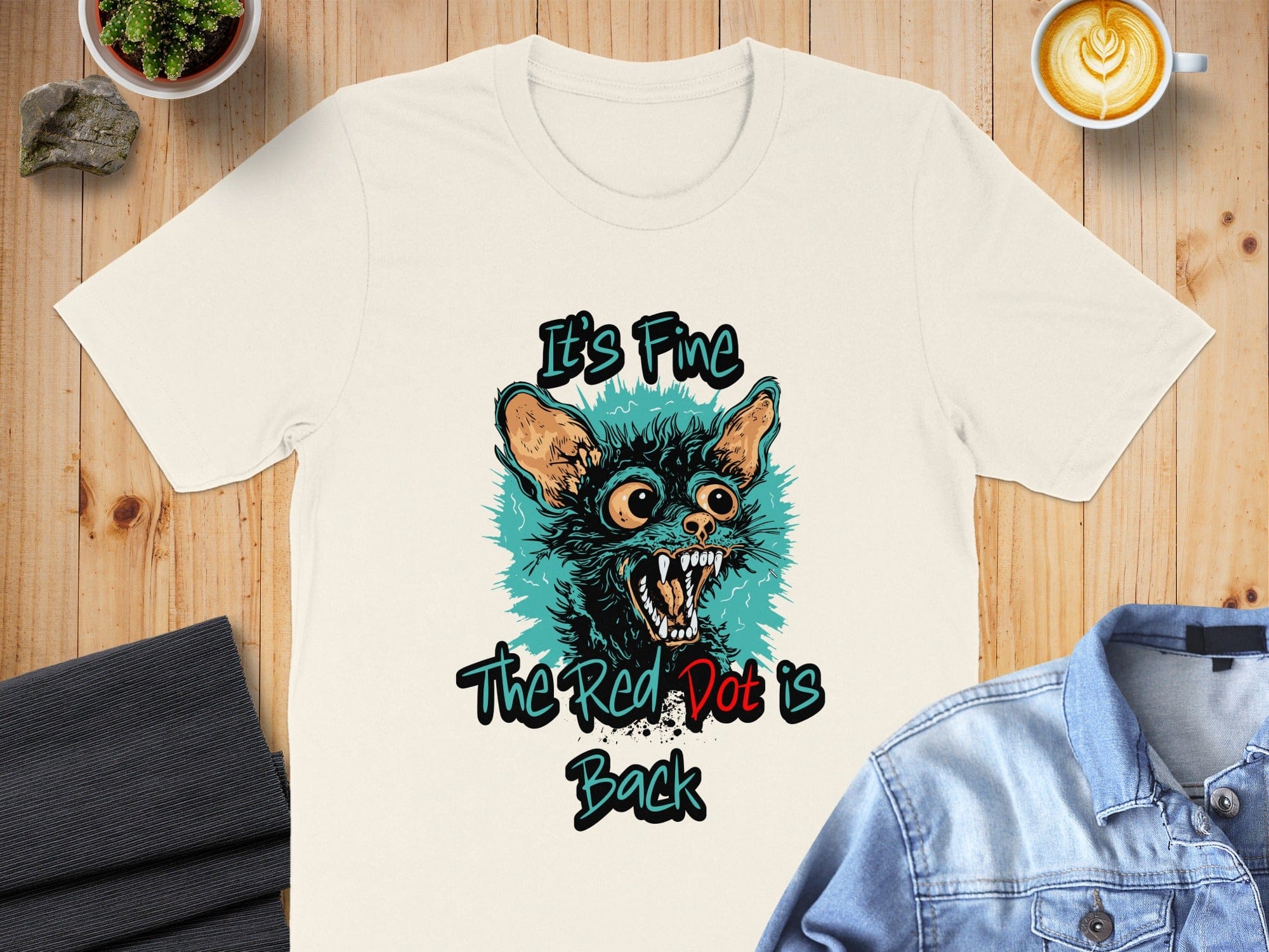 It's Fine The Red Dot is Back graphic tee product