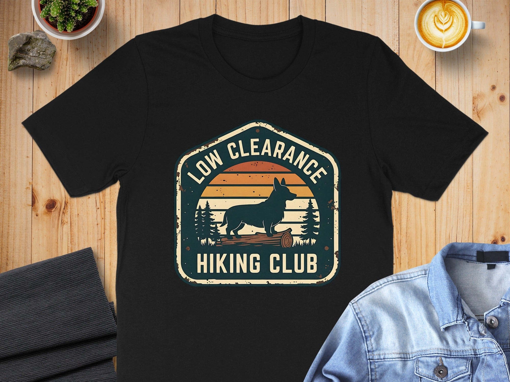 Low Clearance Hiking Club T-Shirt Outdoor Adventure