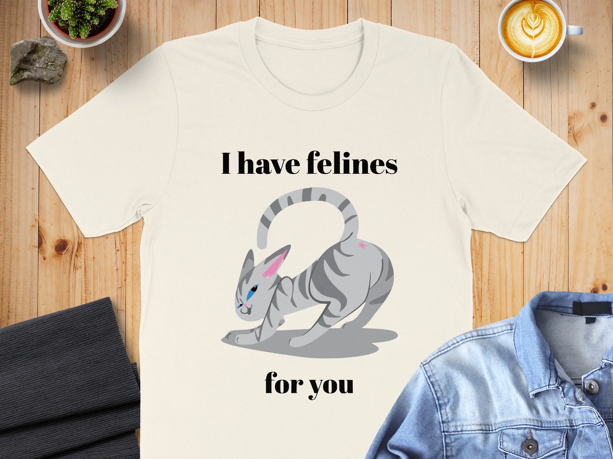I have felines for you playful cat t-shirt