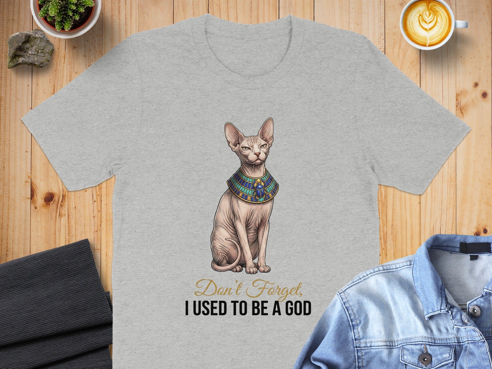 Forget God Sphynx Cat T-Shirt