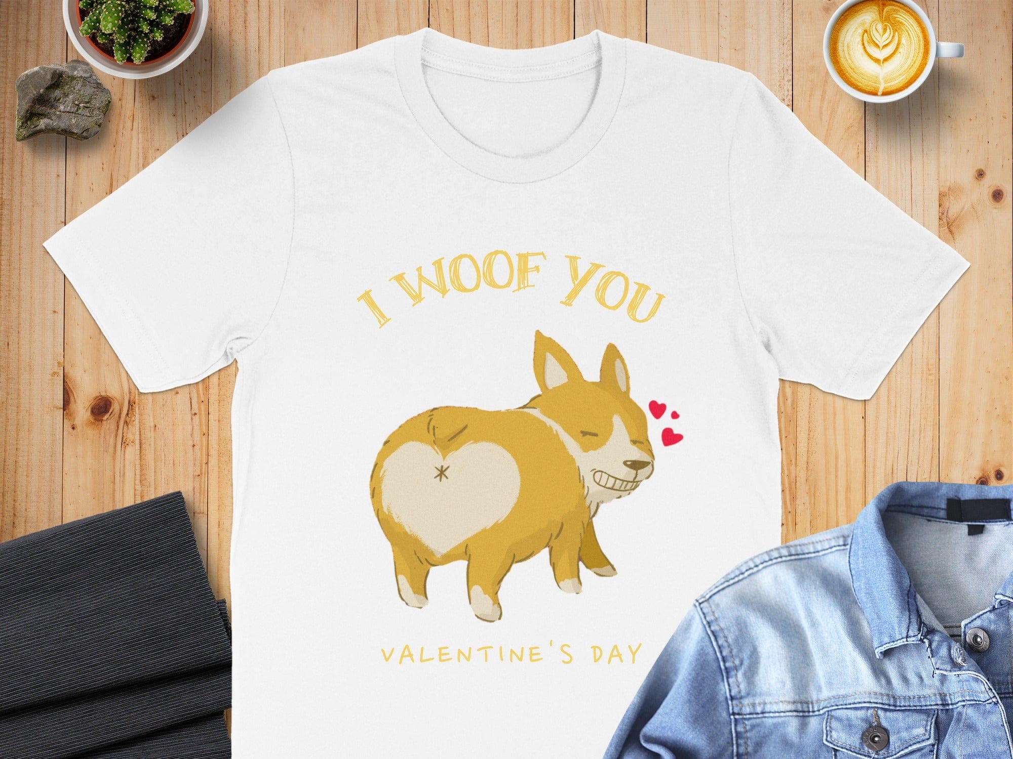 I Woof You Valentine's Day Graphic T-Shirt