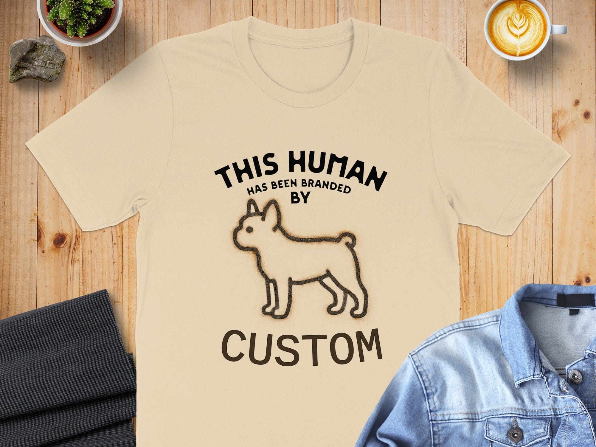 This Human Has Been Branded By Custom Print T-Shirt