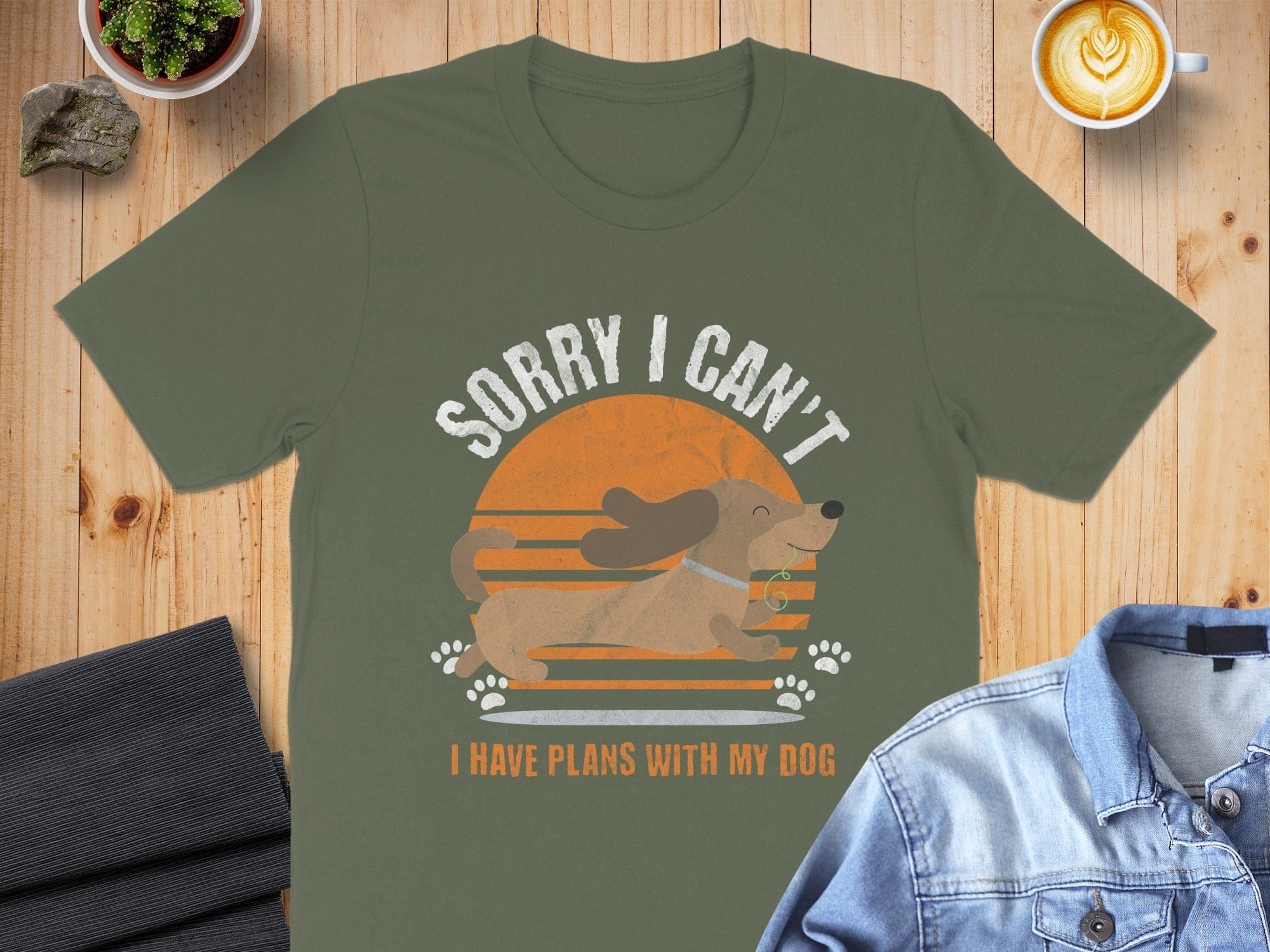 Sorry I Can't I Have Plans With My Dog Shirt