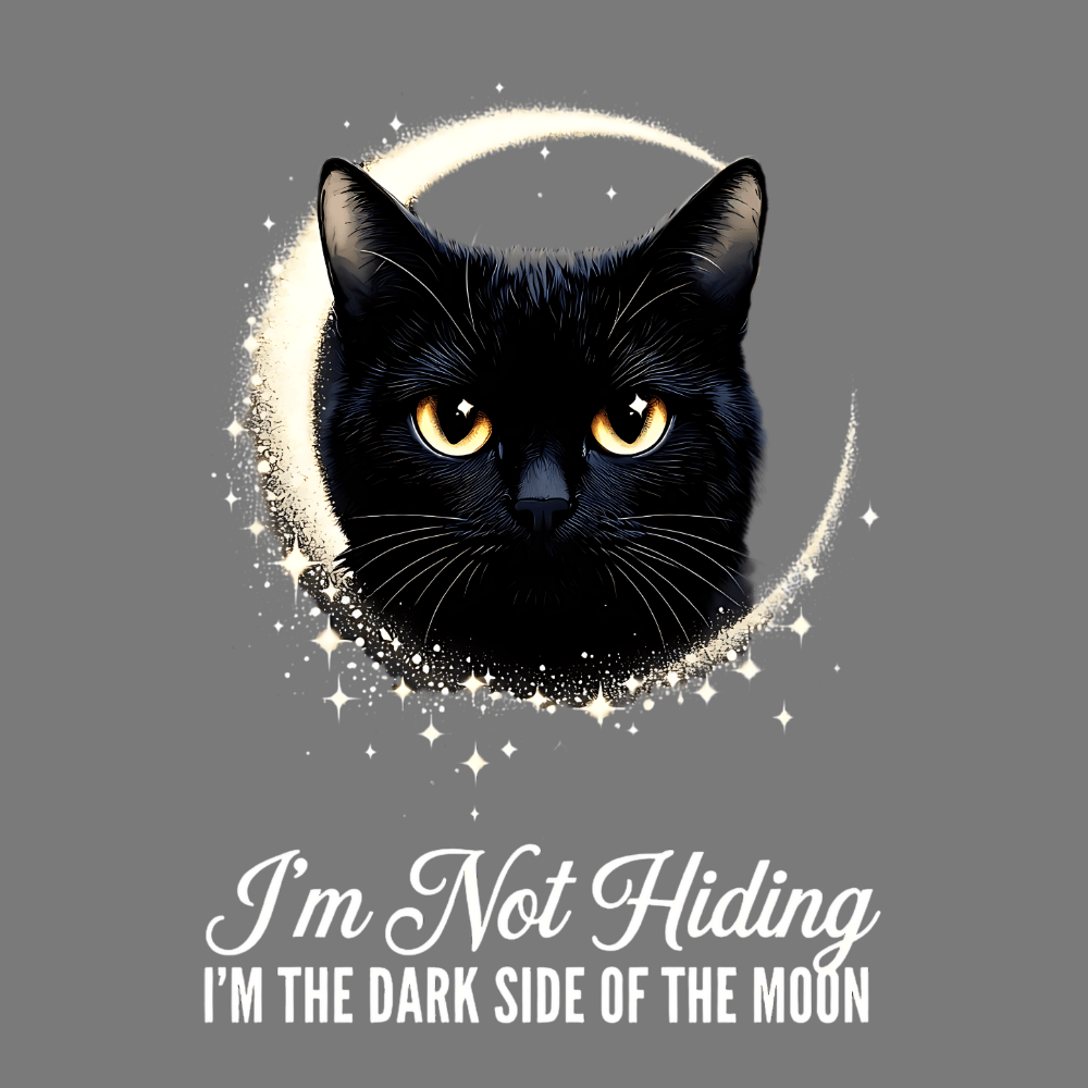 Moon Dark Side Cat T-Shirt