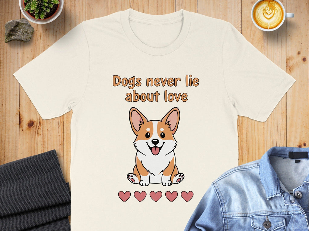 Dogs Never Lie About Love Graphic T-shirt