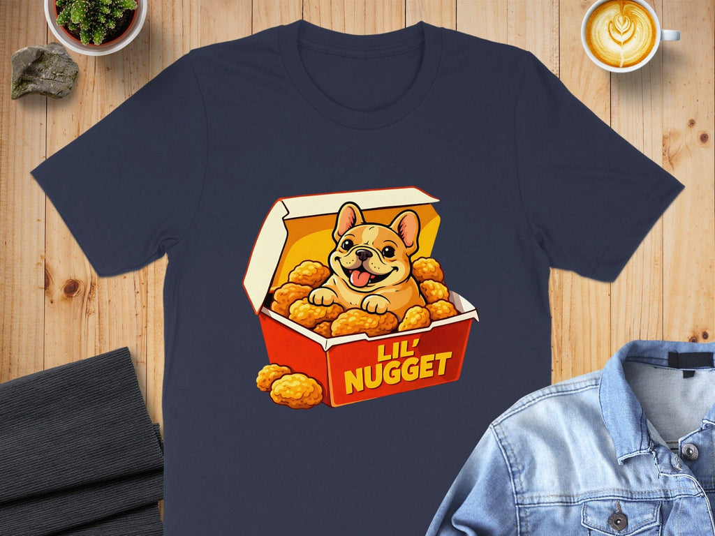 Cute French Bulldog Lil' Nugget Graphic T-Shirt