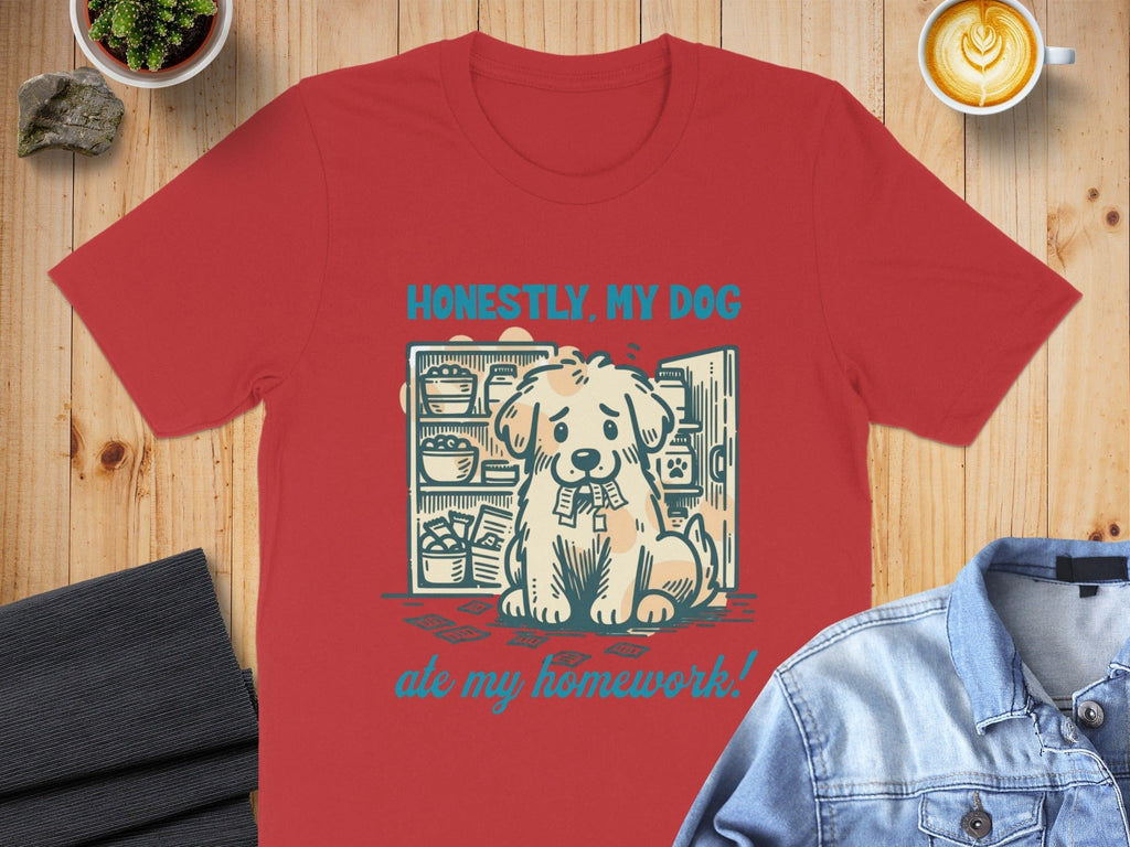 Honestly My Dog Ate My Homework T-Shirt