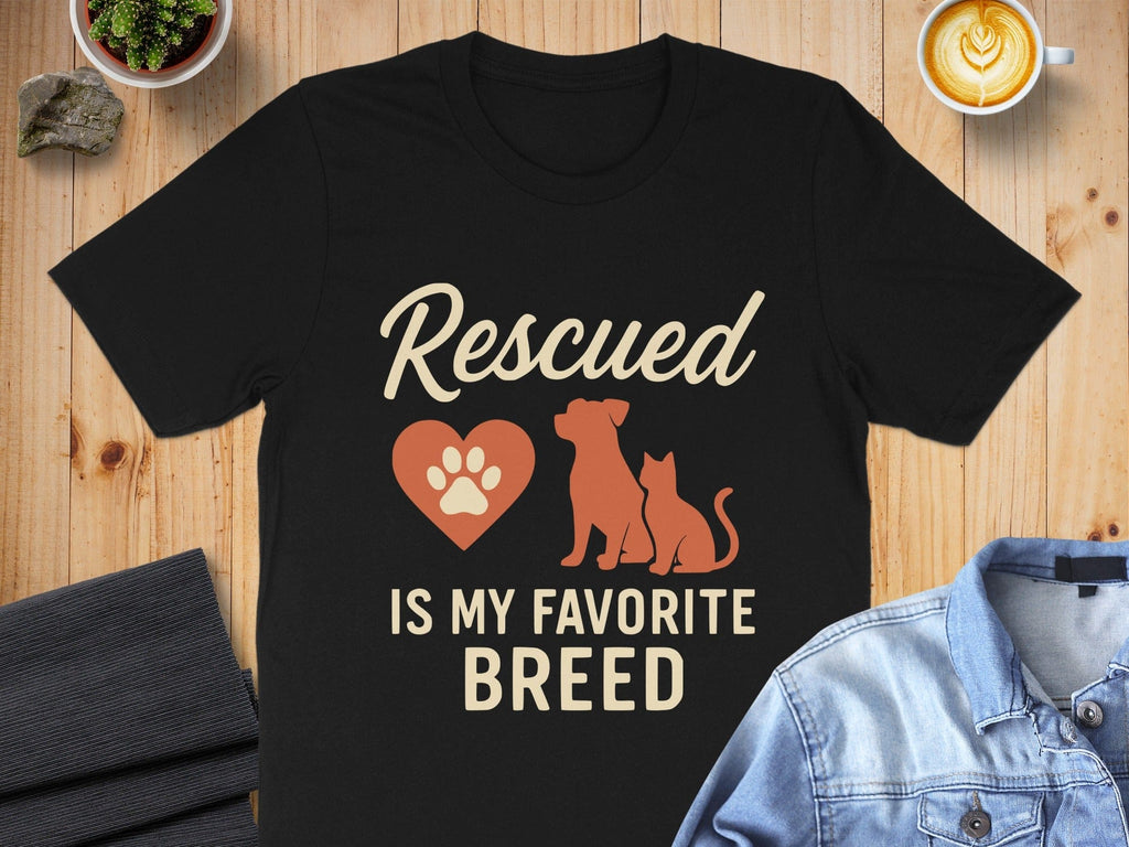Rescued Is My Favorite Breed T-Shirt