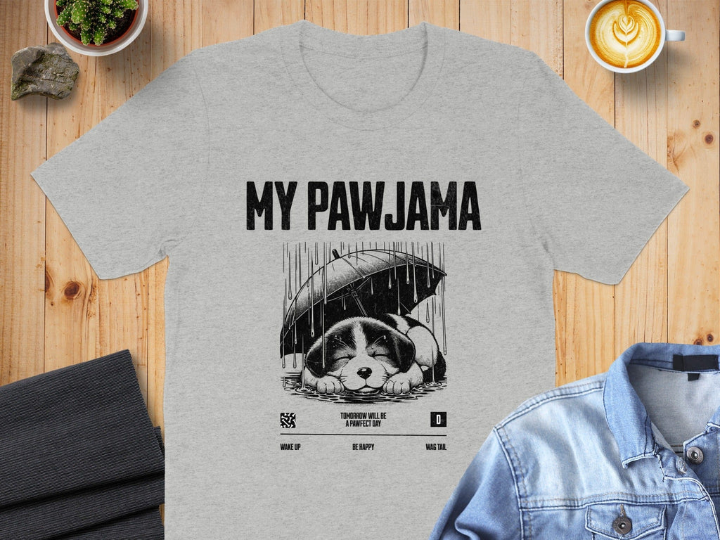 My Pawjama Adorable Sleeping Puppy Design T-shirt