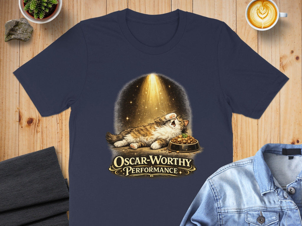 Oscar-Worthy Performance Funny Cat Shirt for Cat Lovers