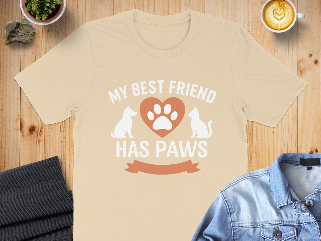 My Best Friend Has Paws Graphic T-Shirt