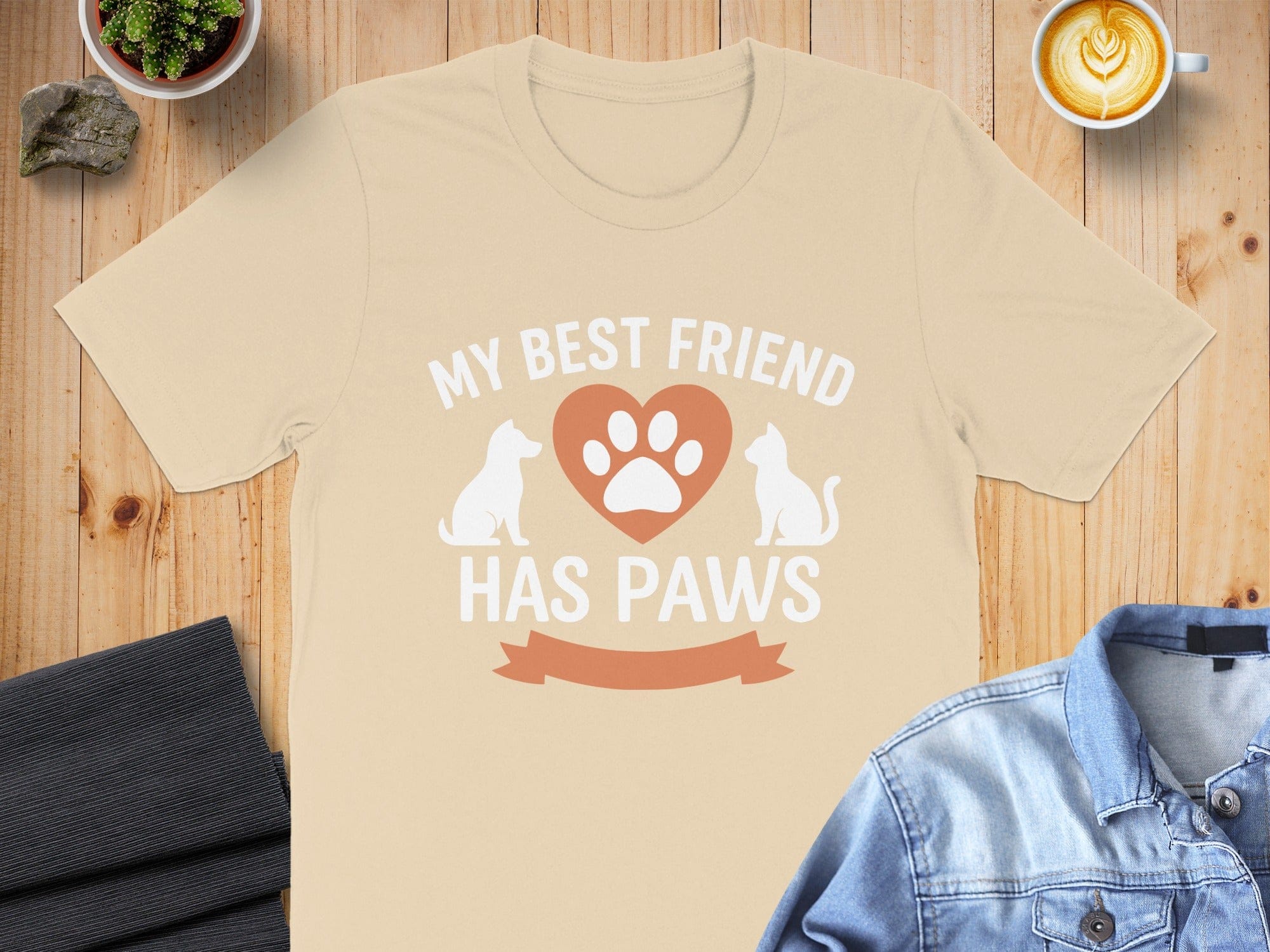 My Best Friend Has Paws Graphic T-Shirt