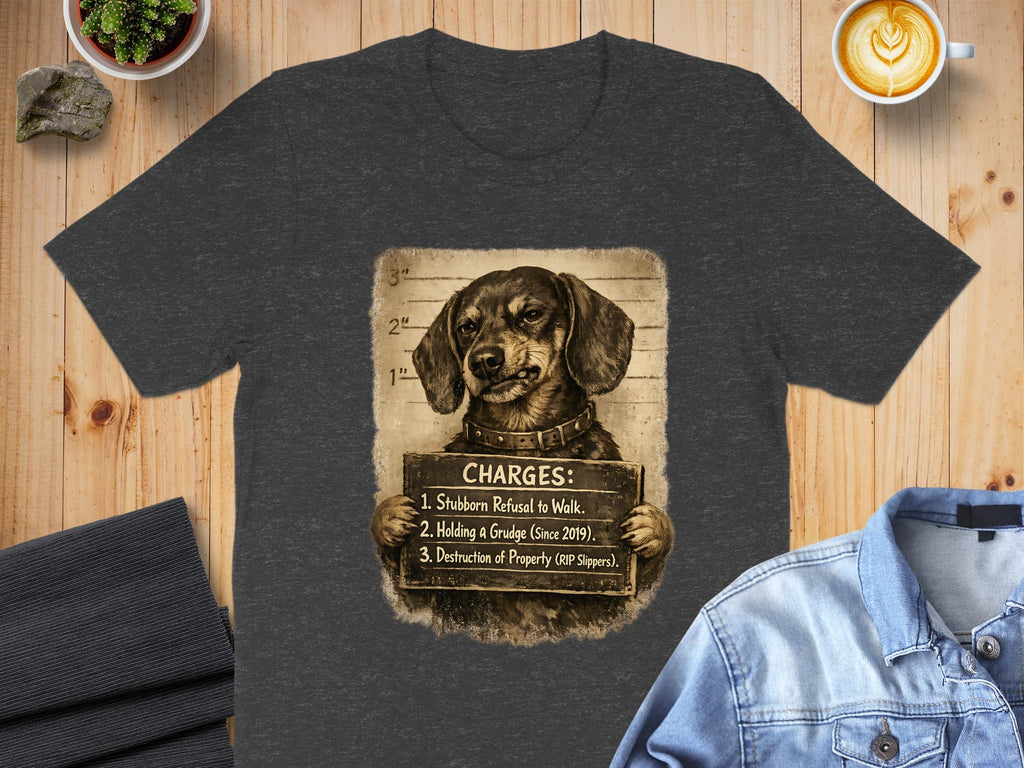 Funny Dog Charges T-Shirt for Dog Lovers