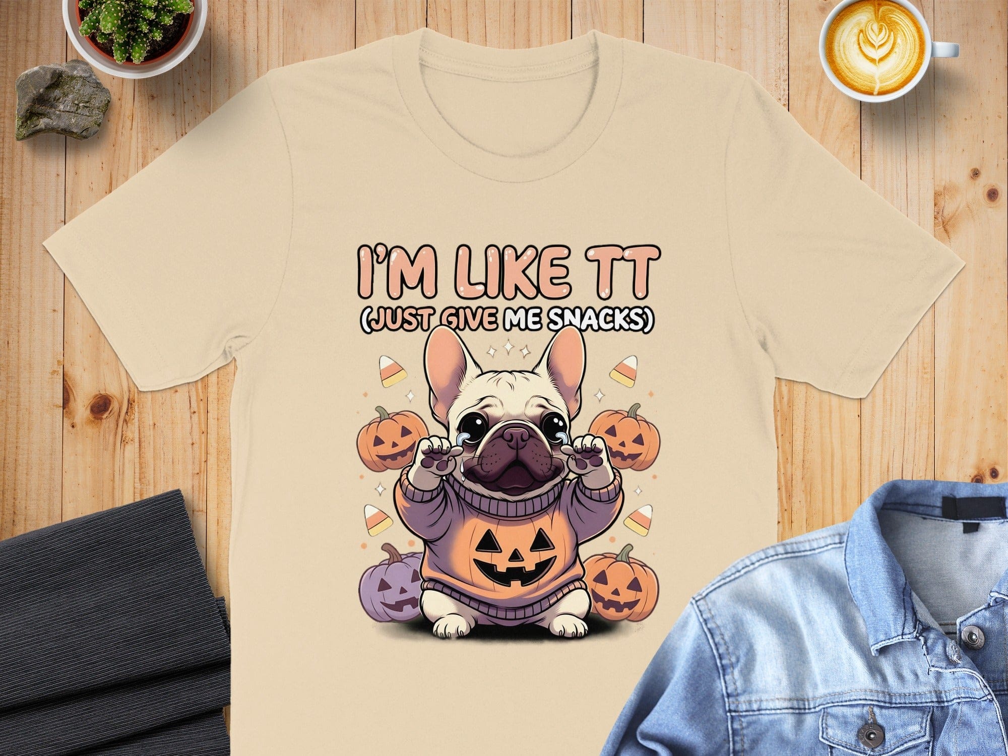 I'm Like TT Just Give Me Snacks Halloween T-Shirt
