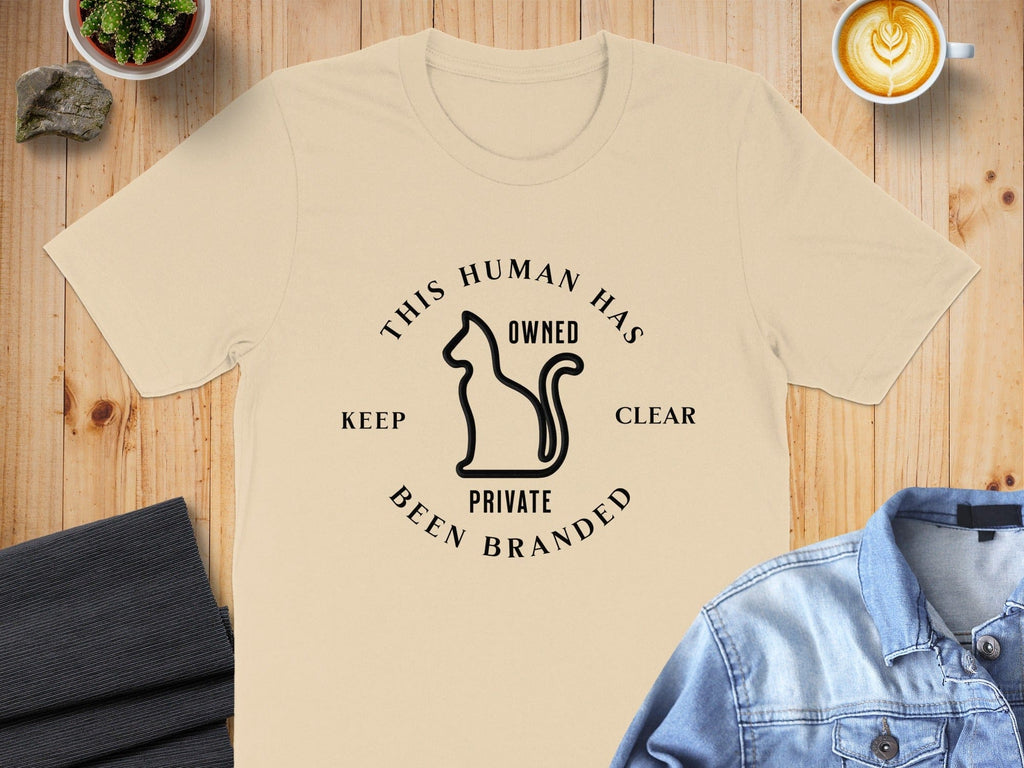 This Human Has Been Branded Clear Private T-Shirt