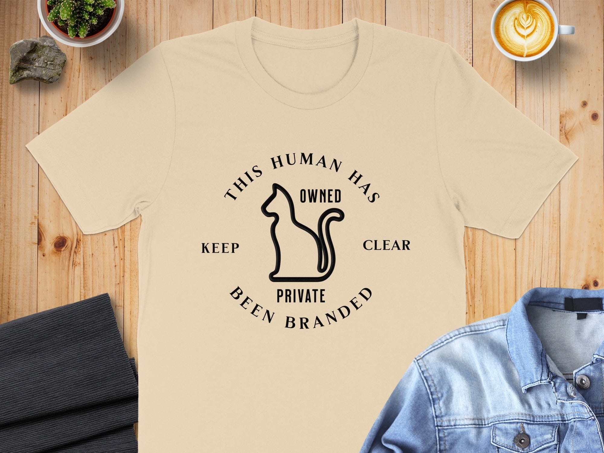 This Human Has Been Branded Clear Private T-Shirt